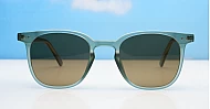 iPOP Solara polarised wayfarer sunglasses in with dark grey lenses