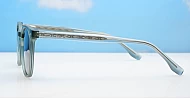 iPOP Solara polarised wayfarer sunglasses in with dark grey lenses