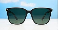 The Nina larger round UV400 sunglasses for women with wire-core temples