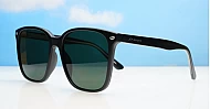 The Nina larger round UV400 sunglasses for women with wire-core temples