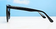 The Nina larger round UV400 sunglasses for women with wire-core temples