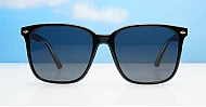 The Nina larger round UV400 sunglasses for women with wire-core temples