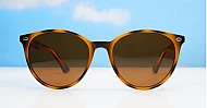 Aroha round feminine polarised sunglasses inner core wire temples several colours