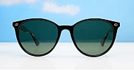 Aroha round feminine polarised sunglasses inner core wire temples several colours