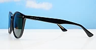 Aroha round feminine polarised sunglasses inner core wire temples several colours