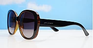 iPOP Ivy large round polarised sunglasses for women with oversized lenses