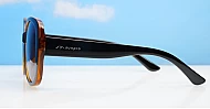 iPOP Ivy large round polarised sunglasses for women with oversized lenses