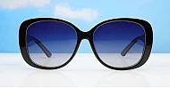 iPOP Ivy large round polarised sunglasses for women with oversized lenses