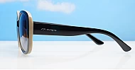 iPOP Ivy large round polarised sunglasses for women with oversized lenses