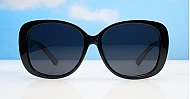 iPOP Ivy large round polarised sunglasses for women with oversized lenses