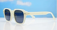 The Bobby unisex retro rectangle UV400 sunglasses with silver accents in three colours