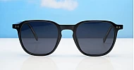 iPOP Urban small square polarised sunglasses in super dark