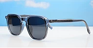 iPOP Urban small square polarised sunglasses in super dark