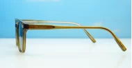 Wilbur Brown small round polarised sunglasses light brown frames dark brown lenses