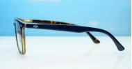 Classic round unisex blue light glasses with silver accents and flexible steel hinges