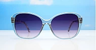The Zaro bug-style UV400 sunglasses with generous coverage and stainless steel hinges