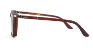 Men's classic polarised sunglasses with silver detailing on frames and temples