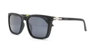 Men's classic polarised sunglasses with silver detailing on frames and temples