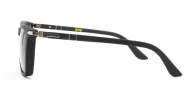 Men's classic polarised sunglasses with silver detailing on frames and temples