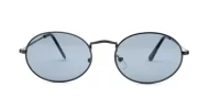 The Ovaltine vintage metal oval UV400 sunglasses for smaller faces with slim metal frames