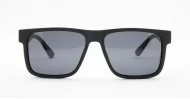 iPOP Reverb men's flat top polarised sunglasses with metal temple detailing