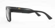 iPOP Reverb men's flat top polarised sunglasses with metal temple detailing