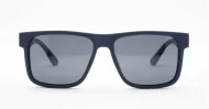 iPOP Reverb men's flat top polarised sunglasses with metal temple detailing