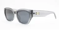 Women's polarised soft upsweep cateye sunglasses with gold temple emblem