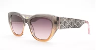 Beth women's cat eye sunglasses with textured gold temple detailing