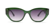 Beth women's cat eye sunglasses with textured gold temple detailing