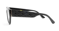 Beth women's cat eye sunglasses with textured gold temple detailing