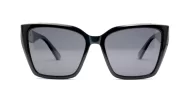 Starlet womens polarised cat eye sunglasses black gold