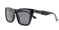 Starlet womens polarised cat eye sunglasses black gold
