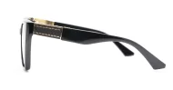 Starlet womens polarised cat eye sunglasses black gold