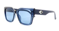 Classic women’s polarised sunglasses with gold temple accents