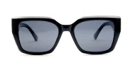 Classic women’s polarised sunglasses with gold temple accents