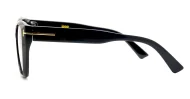 Vintage cat-eye polarised sunglasses with gold detailing on the temples