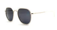 Vintage style metal frame polarised sunglasses