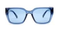 Classic women’s polarised sunglasses with gold temple accents