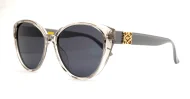 Women’s vintage cat eye polarised sunglasses with soft upsweep and gold temple accents