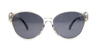 Women’s vintage cat eye polarised sunglasses with soft upsweep and gold temple accents