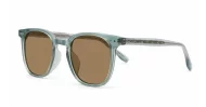 iPOP Solara polarised wayfarer sunglasses in with dark grey lenses