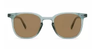 iPOP Solara polarised wayfarer sunglasses in with dark grey lenses