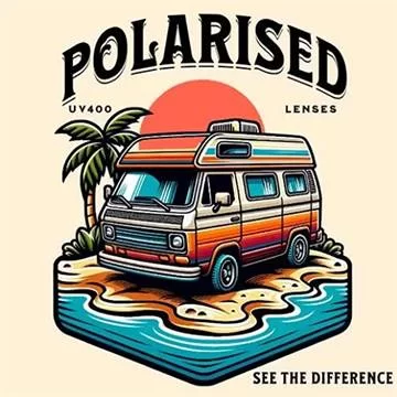 polarised-sunglasses-ipop-nz with campervan on the beach in Nelson