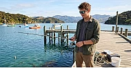Blackwater Revo matte black sports wrap polarised sunglasses super dark mirror lenses