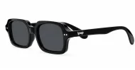 Vintage rectangular sunglasses with silver rivets, iPOP NZ