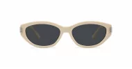 Genevieve vintage oval sunglasses with silver inlay detail, iPOP NZ