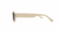 Genevieve vintage oval sunglasses with silver inlay detail, iPOP NZ