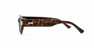 Genevieve vintage oval sunglasses with silver inlay detail, iPOP NZ