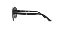 Polarised aviator sunglasses with slim metal frame and double bridge